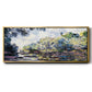 Section of the Seine, Near Giverny, 1885 - Floater Framed Canvas Print