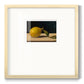 Lonely Lemon Premium Framed Print Double Matboard