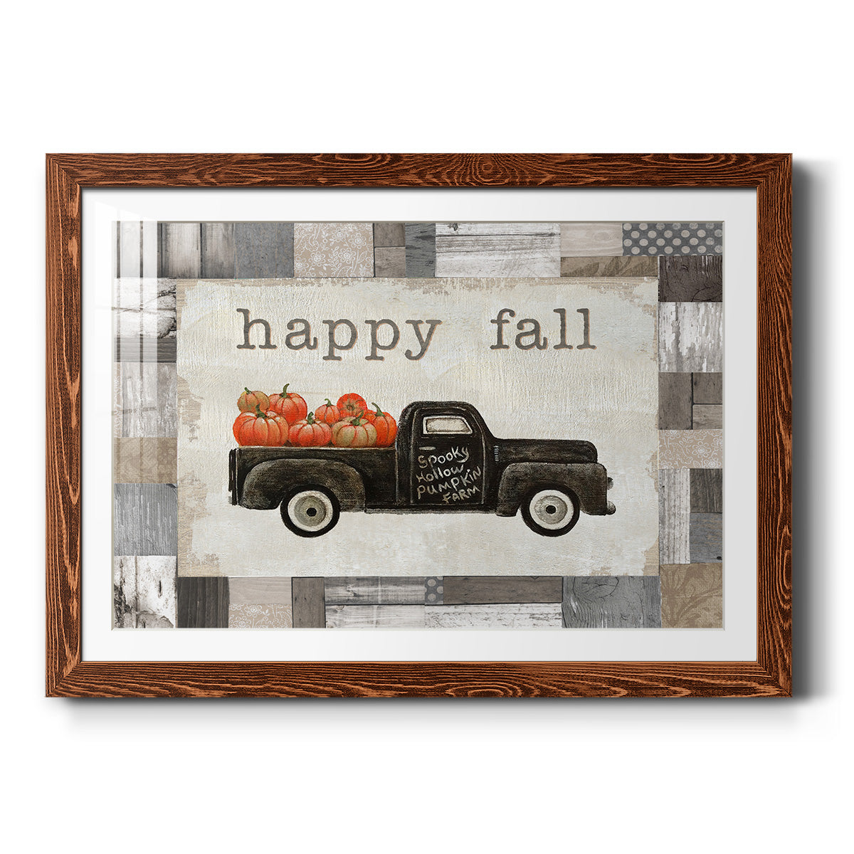 Spooky Hollow Farm - Barnwood Framed Art Print