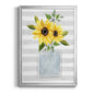 Sunflower Perfume I - Modern Framed Canvas Print