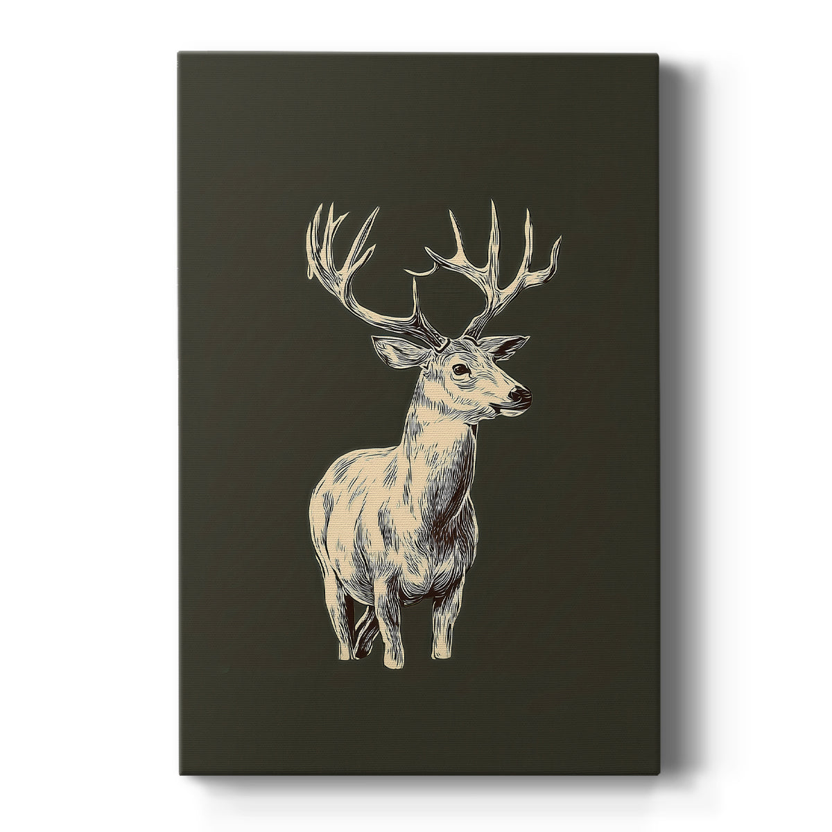 Eve of Soft Linen Nativity - Canvas Art Print