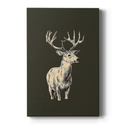 Eve of Soft Linen Nativity - Canvas Art Print