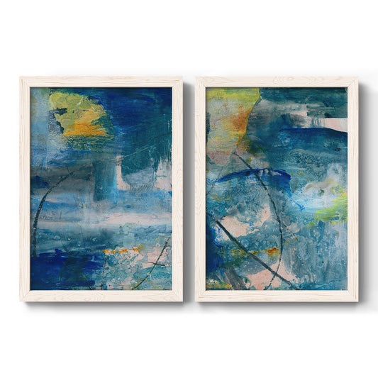 Spring Winds I - Barnwood Framed Canvas Set