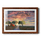 Fire in the Sky - Barnwood Framed Art Print