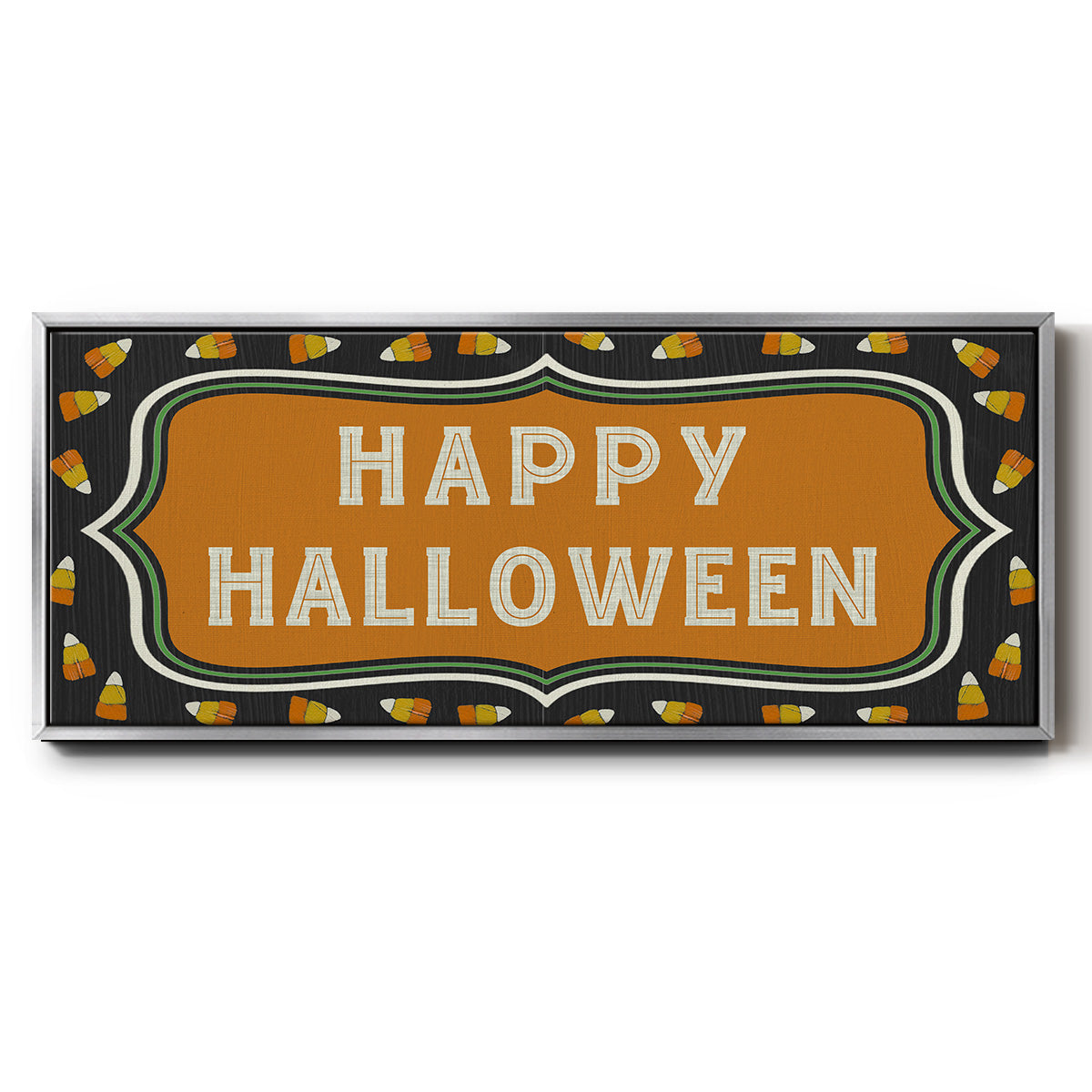 Happy Hallowween - Floater Framed Canvas Print