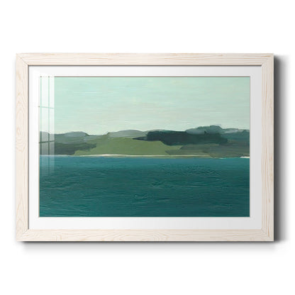 Calming Lake View I - Barnwood Framed Art Print