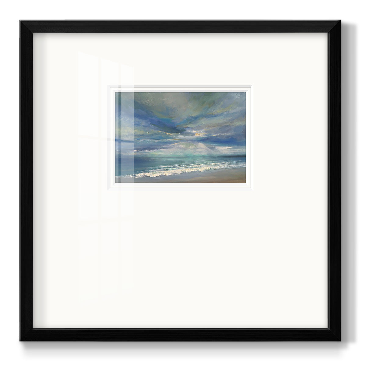 God Rays Premium Framed Print Double Matboard