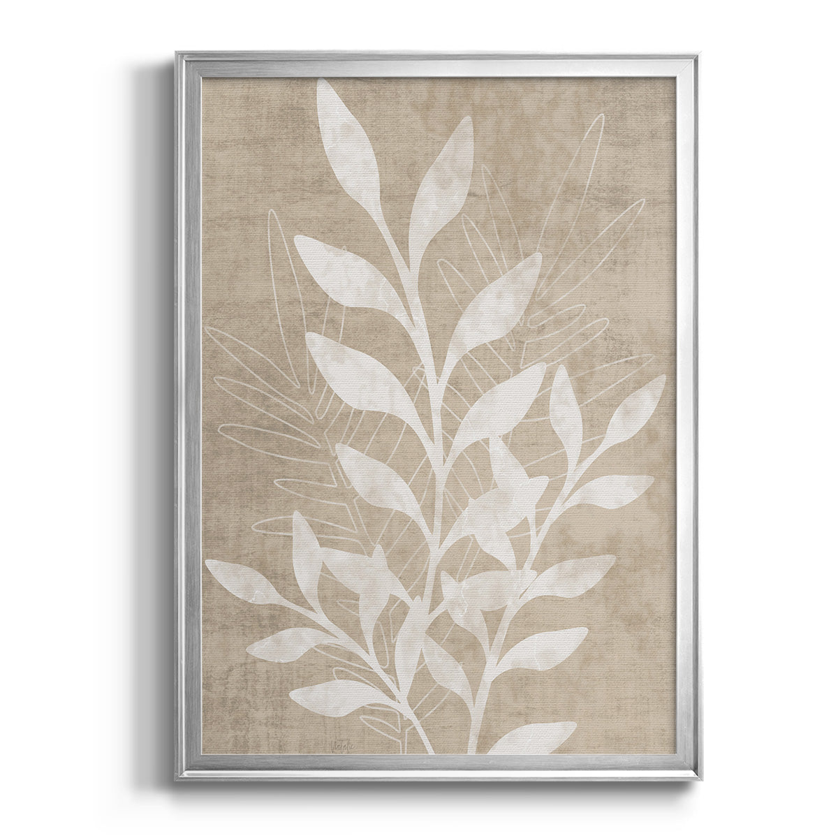 Foliage Retreat II - Modern Framed Canvas Print