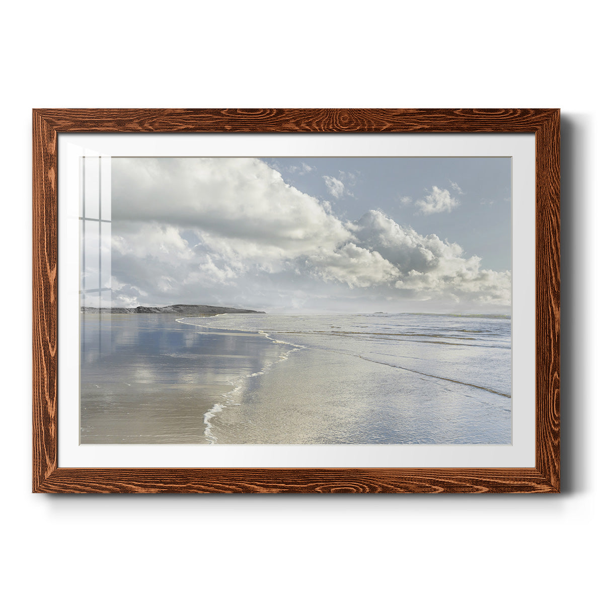 Infinity Beach - Barnwood Framed Art Print