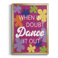 Dance It Out - Modern Framed Canvas Print
