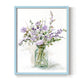 Purple Passion I - Restickable Framed Art Print