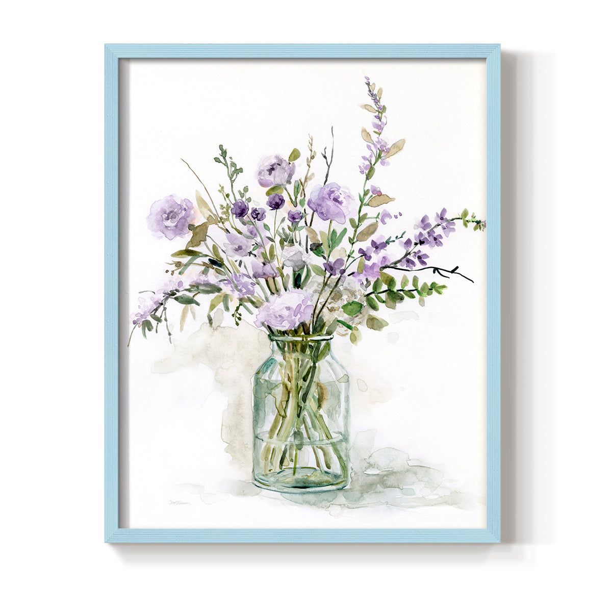 Purple Passion I - Restickable Framed Art Print