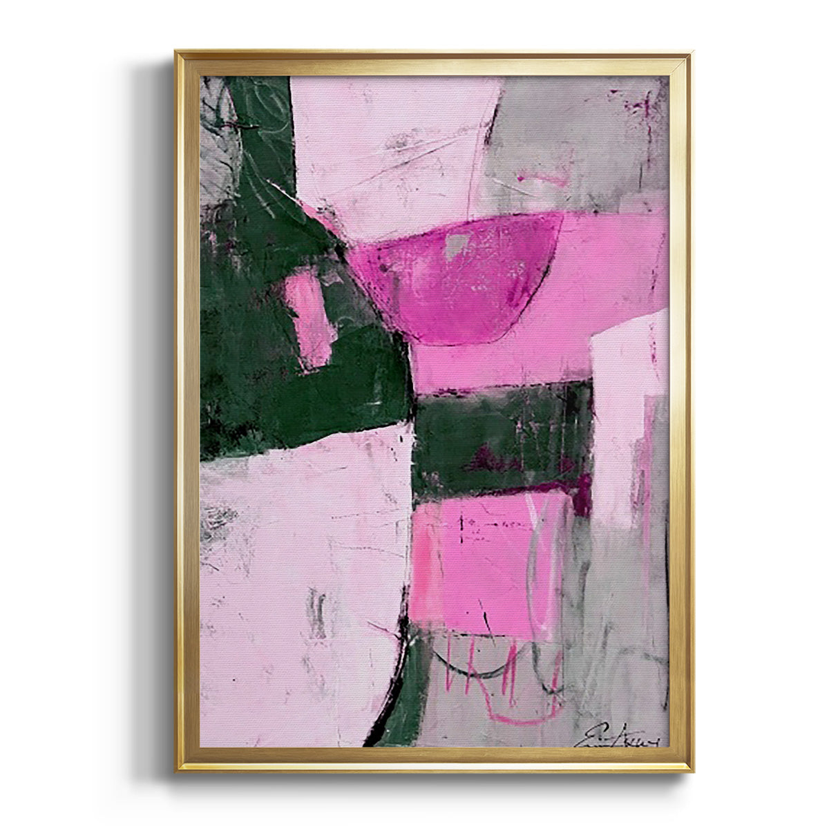 Party Mixer I - Modern Framed Canvas Print