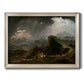 Joshua Commanding the Sun to Stand Still upon Gibeon - Ornate Framed Canvas Print