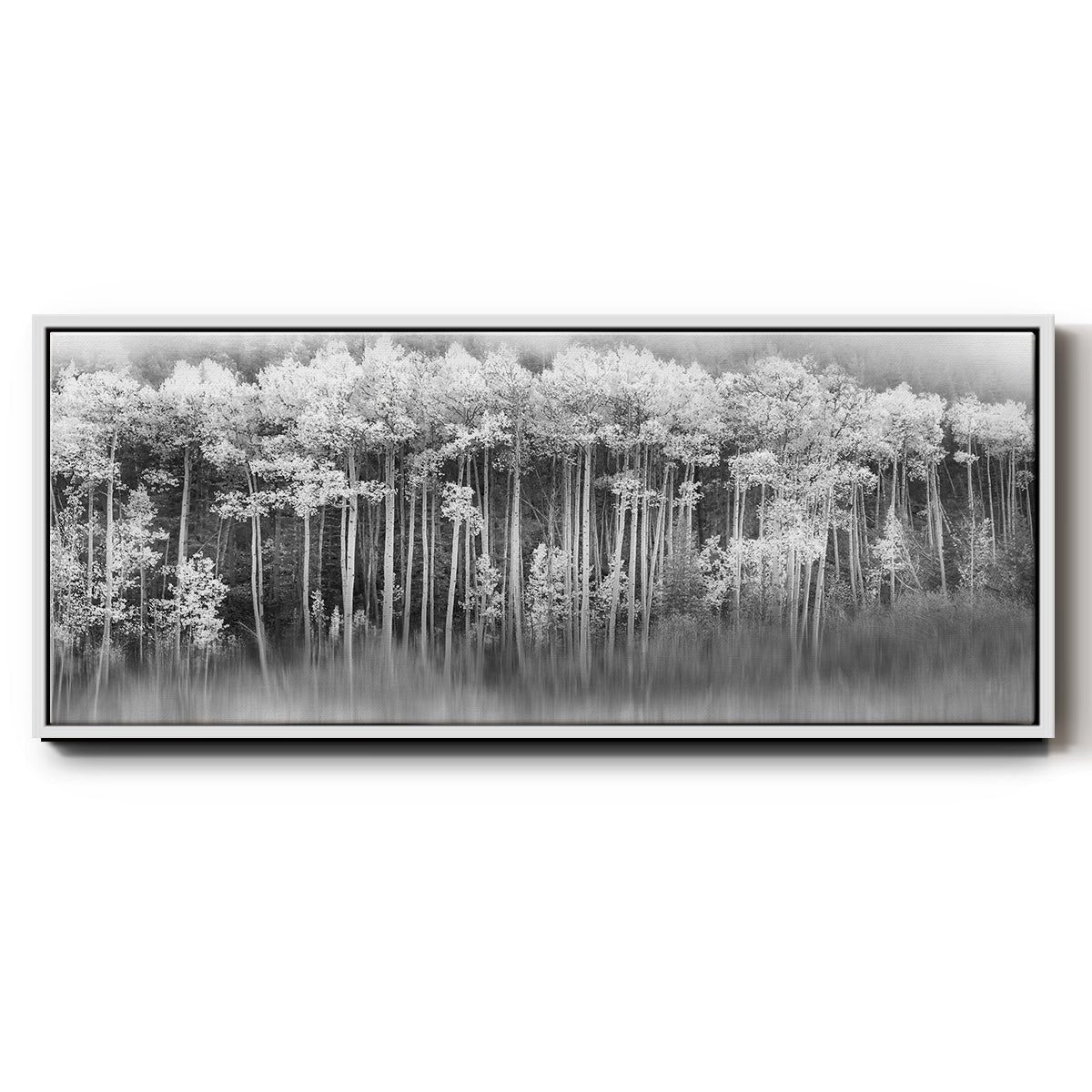 Dreamy Aspen - Floater Framed Canvas Print