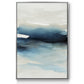 Waves II - Framed Premium Gallery Wrapped Canvas L Frame - Ready to Hang