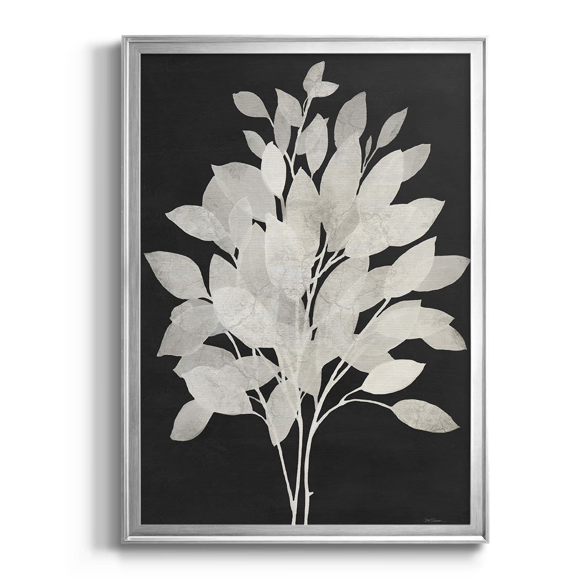 Misty Branches I - Modern Framed Canvas Print