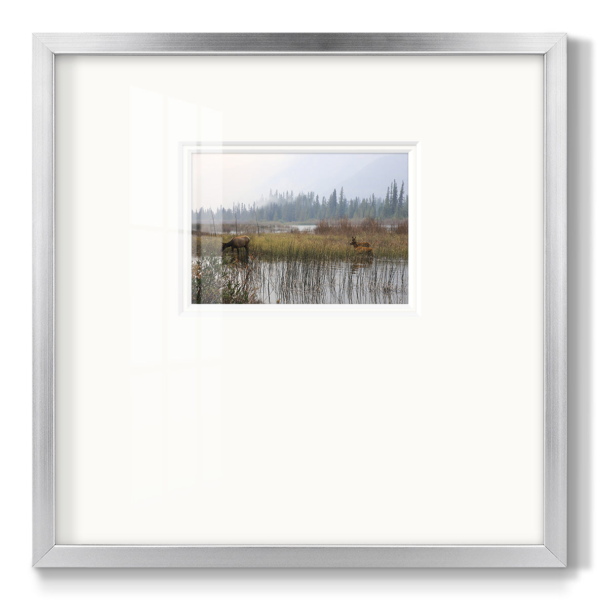 Out With The Twins - Double Matboard Framed Print