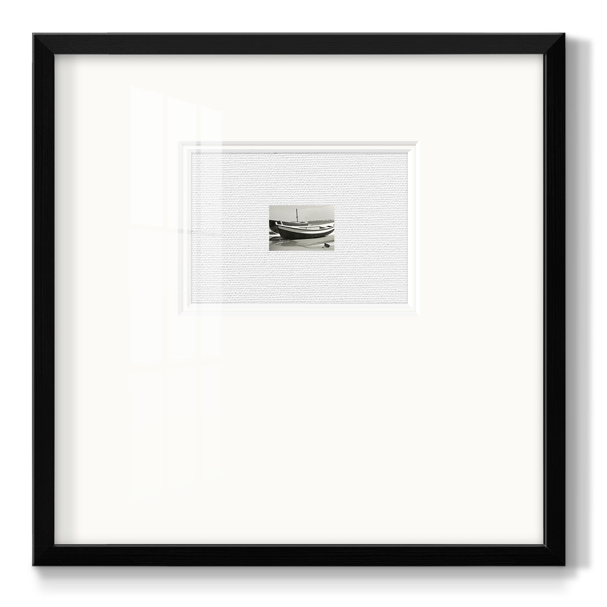 Vintage Rowboat III Premium Framed Print Double Matboard