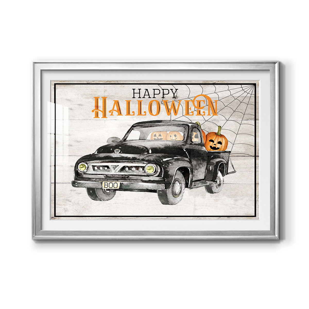 Happy Halloween Premium Framed Print - Ready to Hang