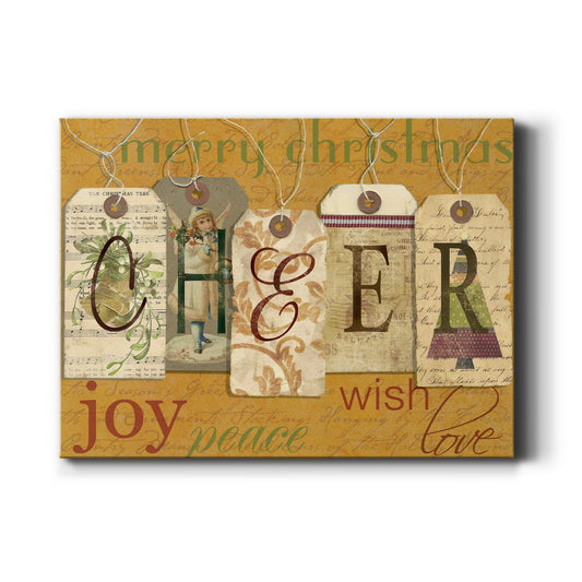 Cheer Tags - Canvas Art Print