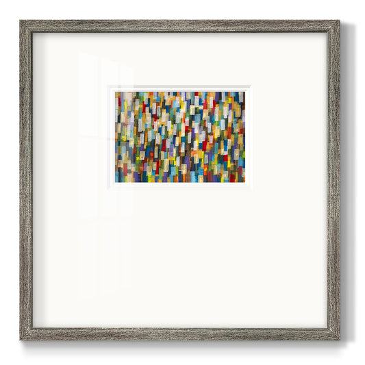 Confetti II- Premium Framed Print Double Matboard