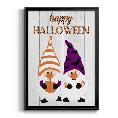 Halloween Gnomes - Modern Framed Canvas Print