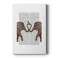 Elephants Heart and Rose Premium Gallery Wrapped Canvas - Ready to Hang