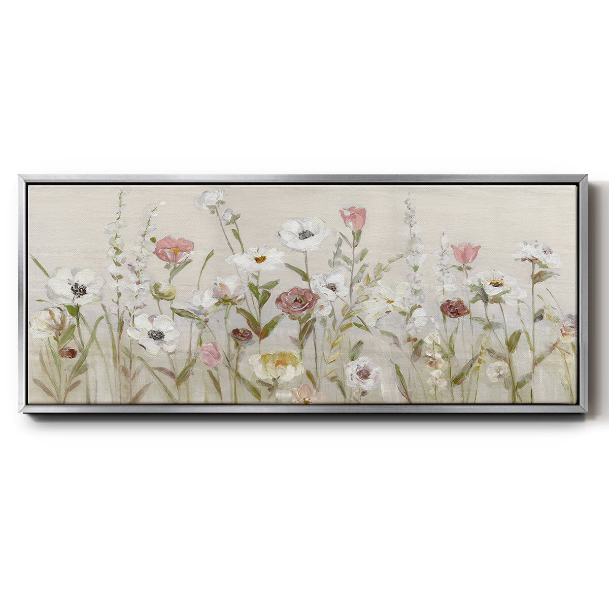 Bloomin Around - Floater Framed Canvas Print