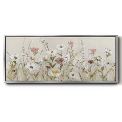 Bloomin Around - Floater Framed Canvas Print