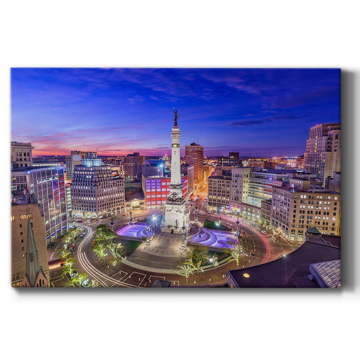 Indianapolis, Indiana Skyline - Canvas Art Print