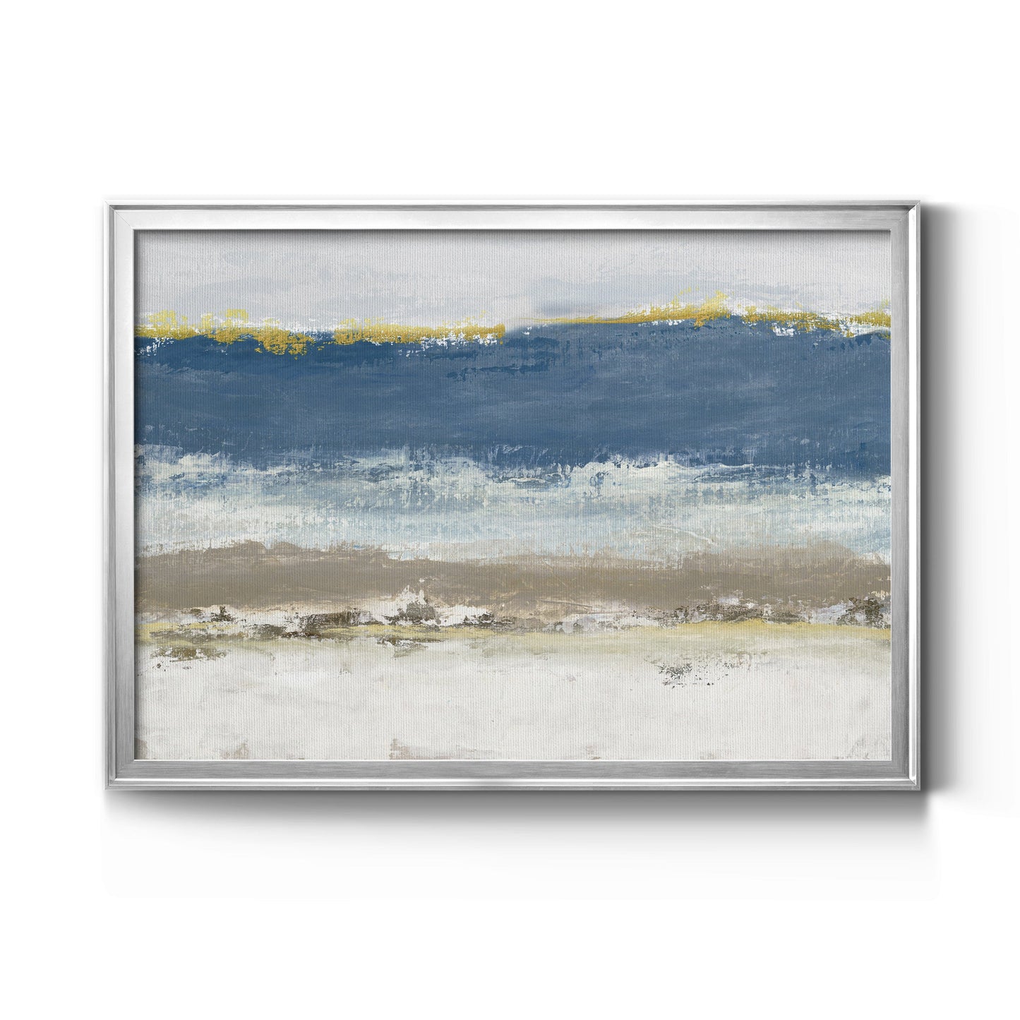 Blue Skies - Modern Framed Canvas Print