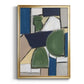 Spatial Mix II - Modern Framed Canvas Print