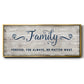 Family Forever - Floater Framed Canvas Print