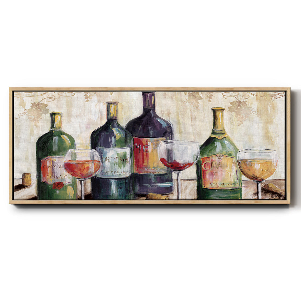 The Dinner Party - Floater Framed Canvas Print