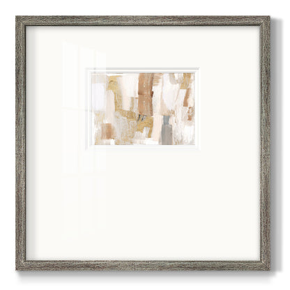 Gold Quartz I Premium Framed Print Double Matboard