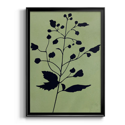 Earthly Botanical II - Modern Framed Canvas Print