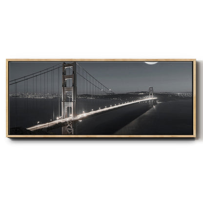 Moonrise - Floater Framed Canvas Print