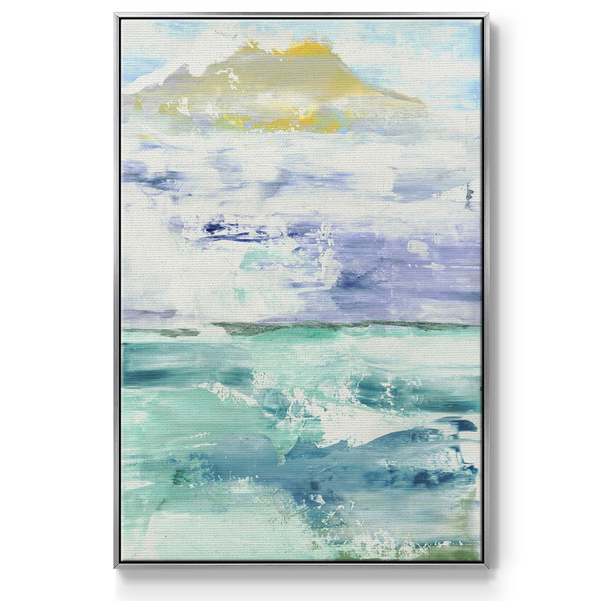 Fantasy Seascape - Framed Premium Gallery Wrapped Canvas L Frame - Ready to Hang