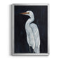 Calm Great Egret I - Modern Framed Canvas Print