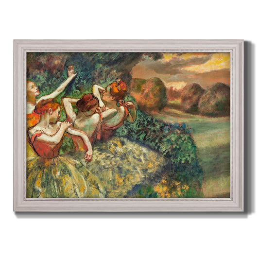 Four Dancers - Ornate Framed Canvas Print