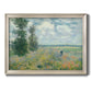 Poppy Field, Argenteuil - Ornate Framed Canvas Print