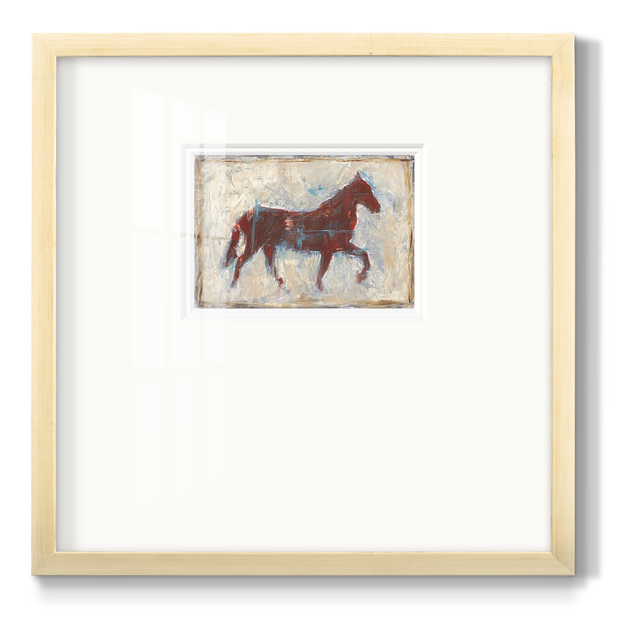 Iron Equine II - Double Matboard Framed Print
