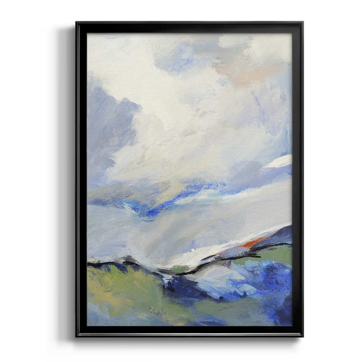 Around The Clouds III - Modern Framed Canvas Print