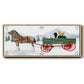 Santa's Farm Collection C - Floater Framed Canvas Print