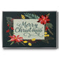 Bright Christmas Night Collection A - Floater Framed Canvas Print