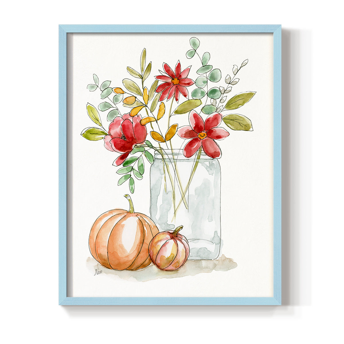 Simple Harvest II - Restickable Framed Art Print