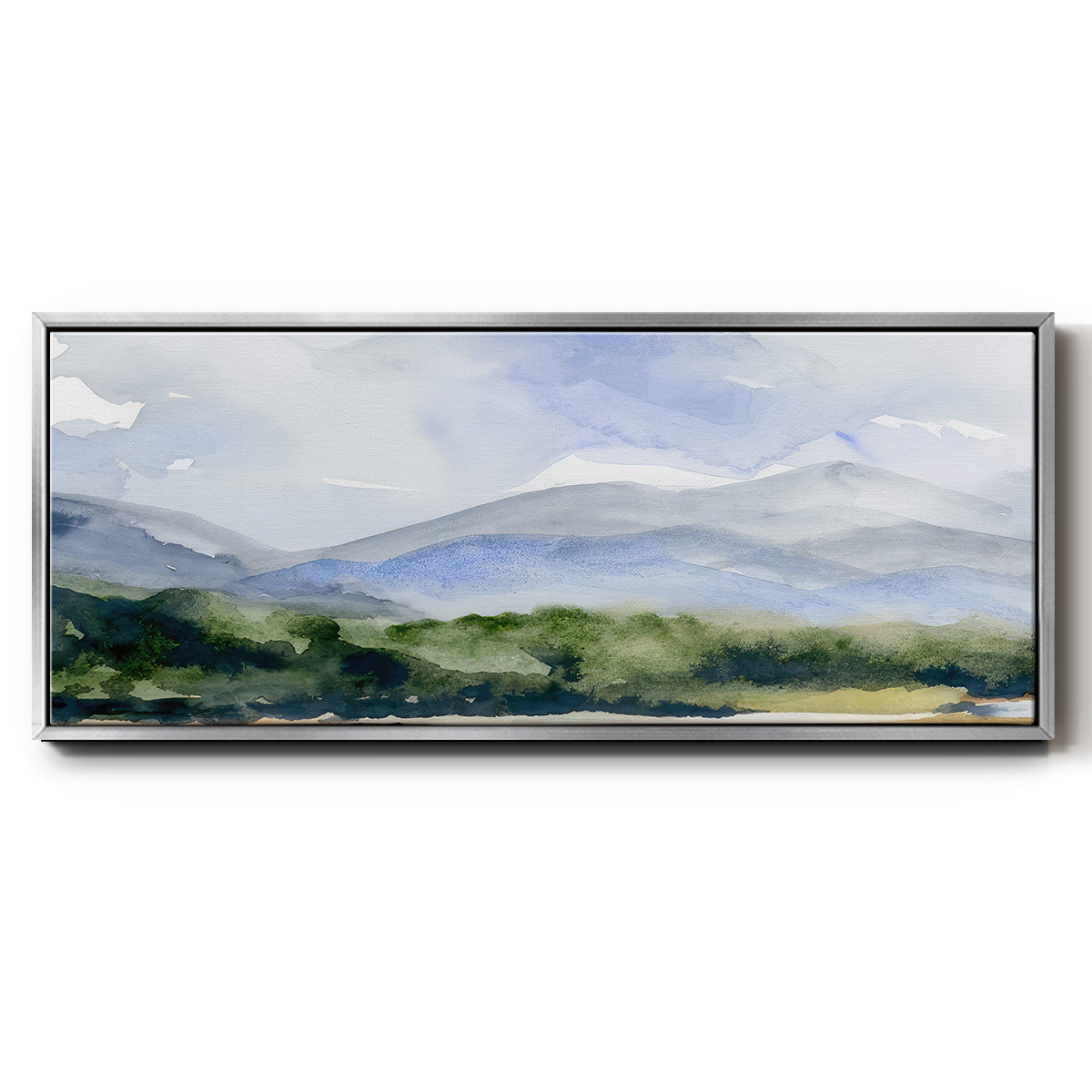 Blue Ridge II - Floater Framed Canvas Print
