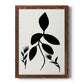 Silhouette Garden I - Premium Canvas Framed in Barnwood - Ready to Hang