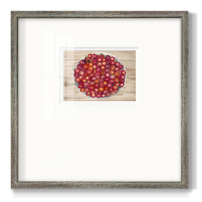 Bowls of Fruit IV Premium Framed Print Double Matboard